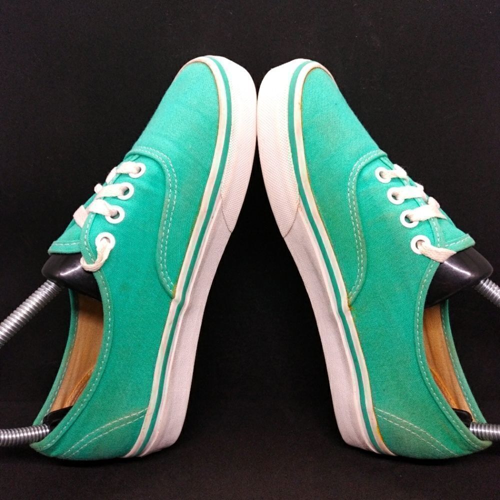 Vans Off The Wall Skateboard Sneakers Women's Size 6.5 Blue Or Men's Size‎ 5 - Picture 5 of 8